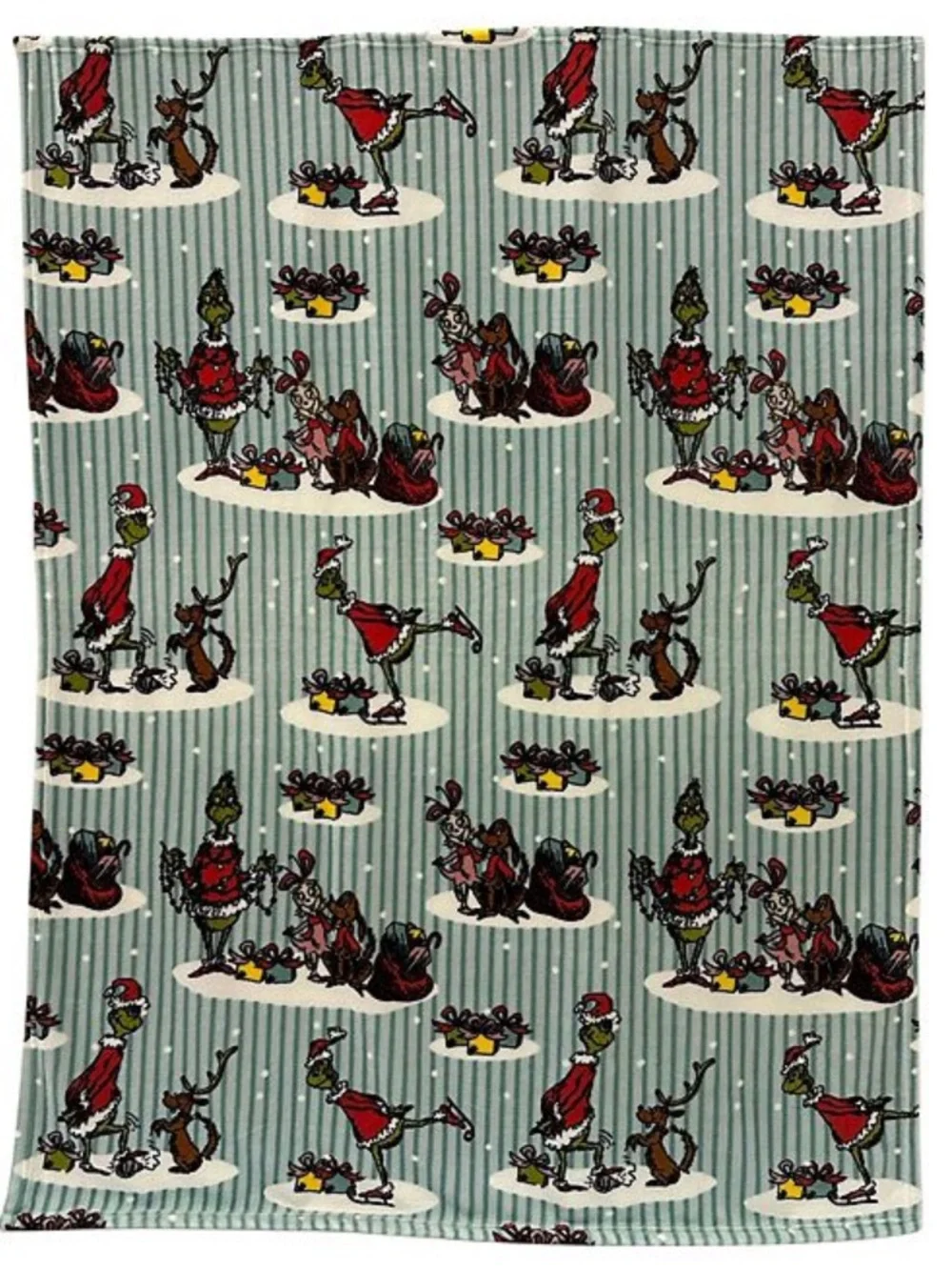 Dr. Seuss The Grinch Super Plush Holiday Throw